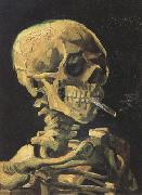 Vincent Van Gogh Skull with Burning Cigarette (nn04) Sweden oil painting reproduction